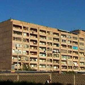 soviet type 14 floor high building